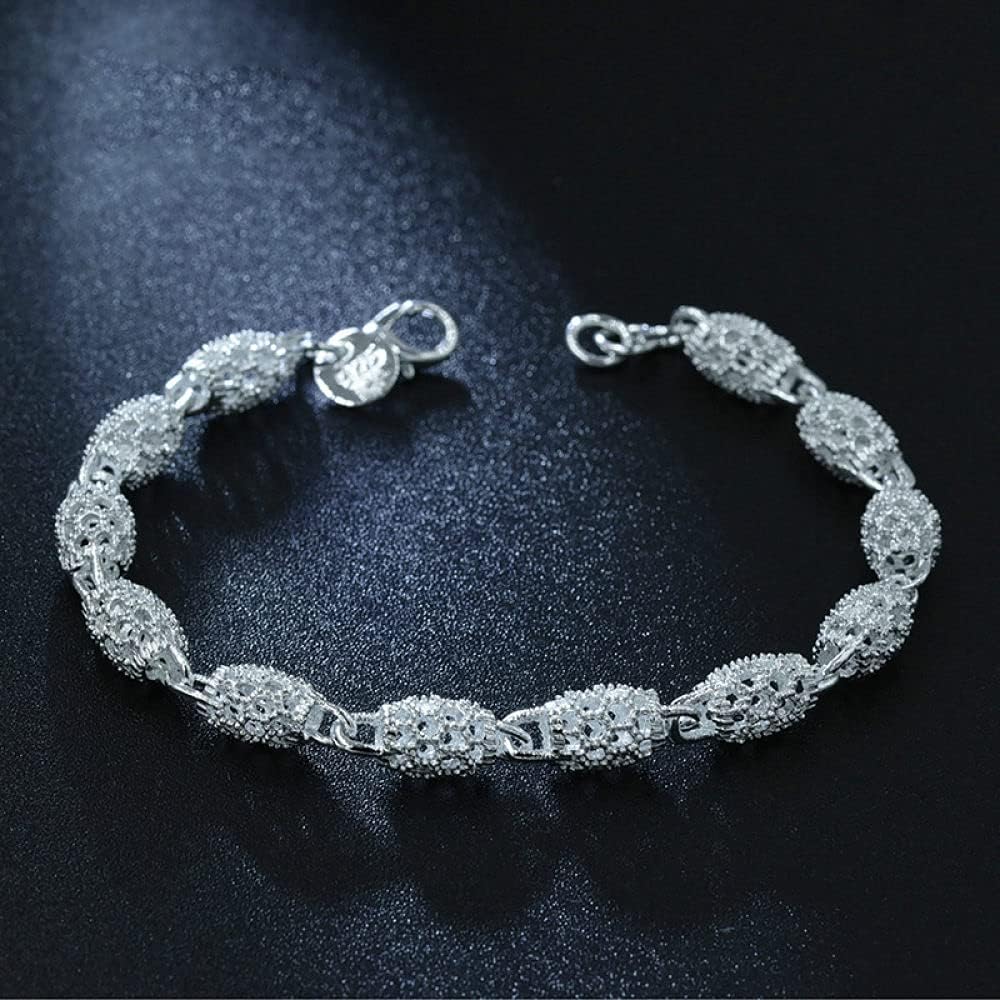 Curve Glam™ Sterling Elegant – Women’s Silver Bracelet