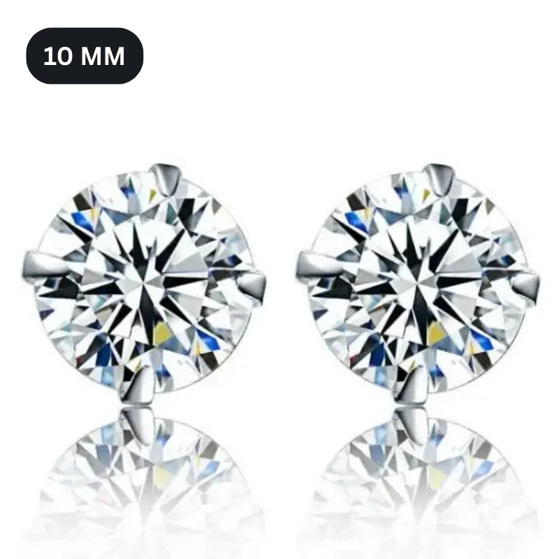 Curve Glam™ Women’s Fashion – Sterling Silver Earrings