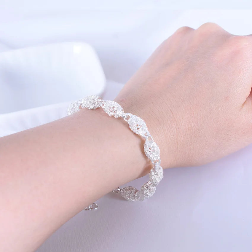 Curve Glam™ Sterling Elegant – Women’s Silver Bracelet