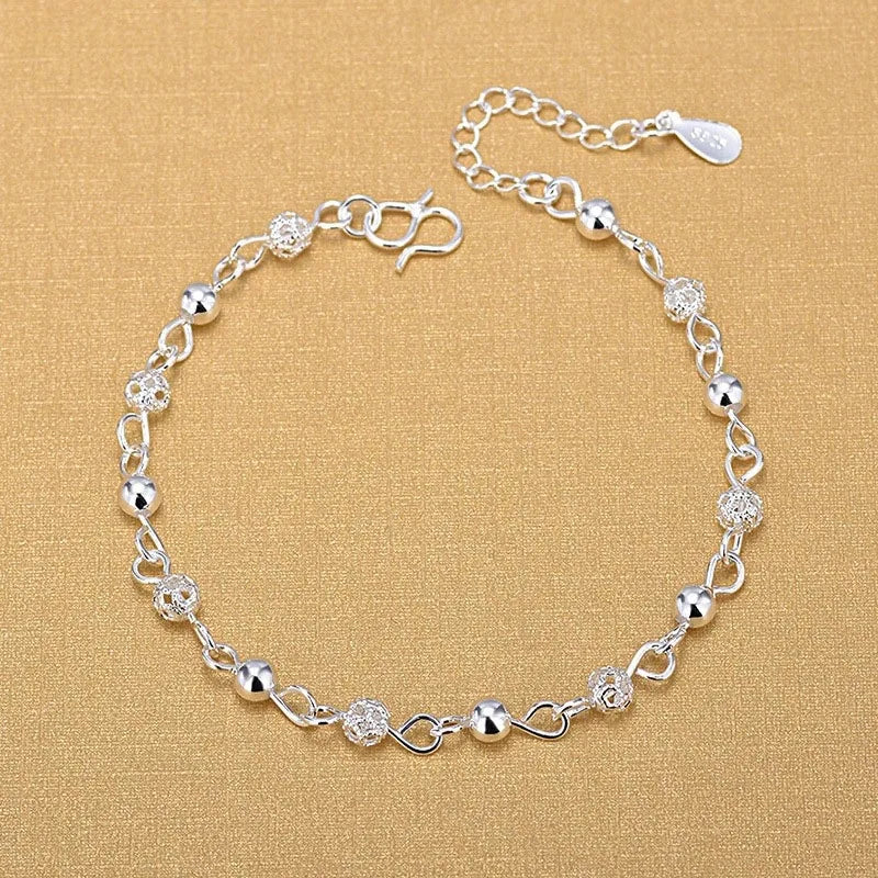 Curve Glam™ Sterling Elegant – Women’s Silver Bracelet