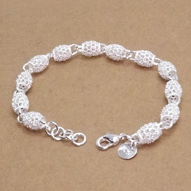 Curve Glam™ Sterling Elegant – Women’s Silver Bracelet