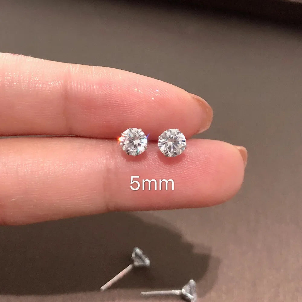 Curve Glam™ Women’s Fashion – Sterling Silver Earrings