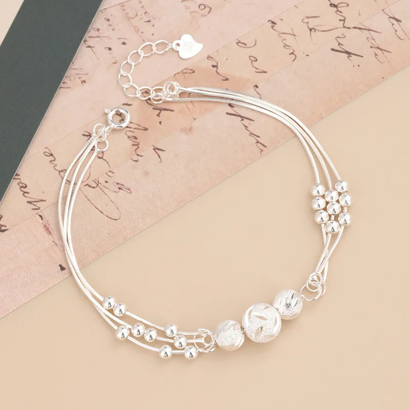 Curve Glam™ Sterling Elegant – Women’s Silver Bracelet