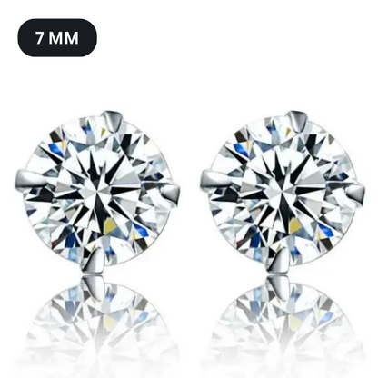 Curve Glam™ Women’s Fashion – Sterling Silver Earrings