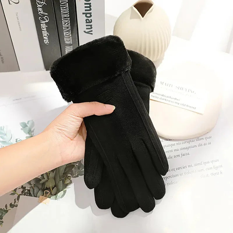 Curve Glam™ Winter Plush – Women’s Thick Gloves