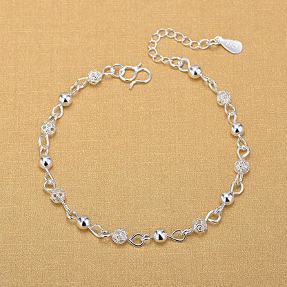 Curve Glam™ Sterling Elegant – Women’s Silver Bracelet