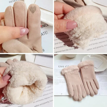 Curve Glam™ Winter Plush – Women’s Thick Gloves